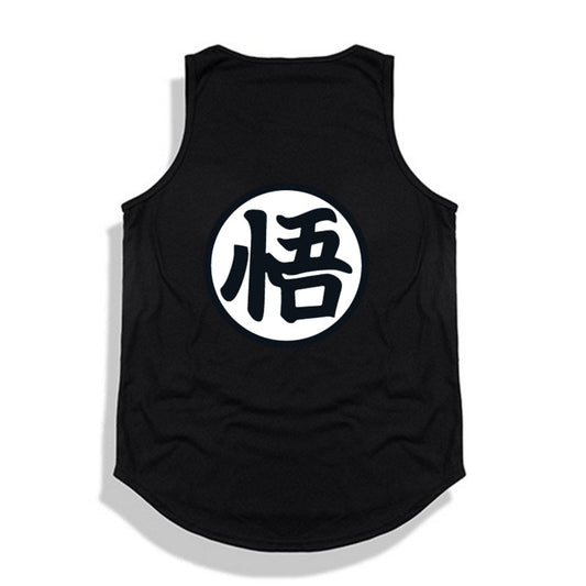 débardeurs Logo Dragon Ball goku noir
