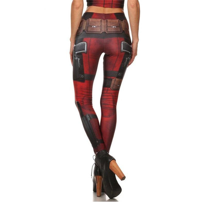 VIP FASHION New Fashion Women leggings 3D Printed Super HERO Deadpool Leggins Printed legging for Woman pants - iONiQ SHOP