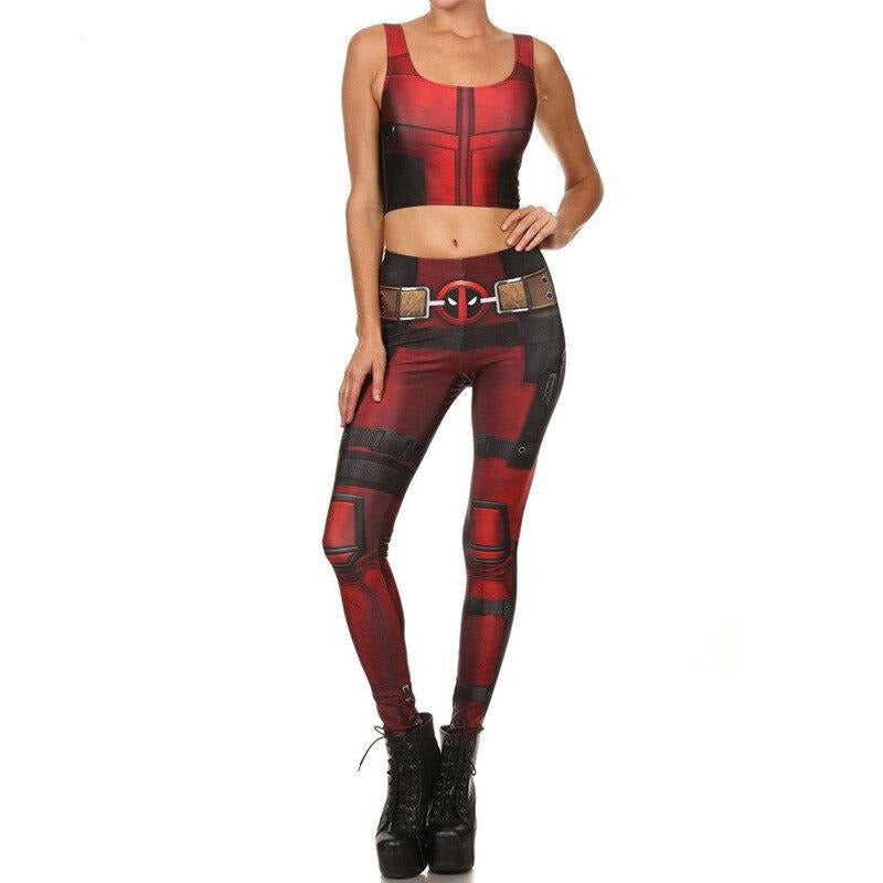 VIP FASHION New Fashion Women leggings 3D Printed Super HERO Deadpool Leggins Printed legging for Woman pants - iONiQ SHOP