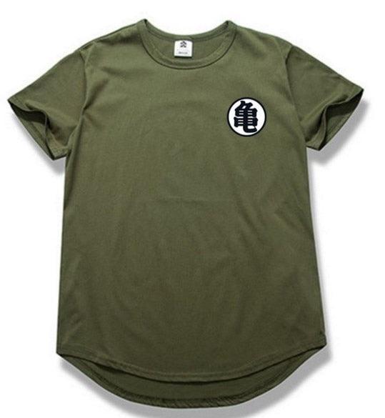 T-Shirt Dragon Ball vert Logo Tortue Génial