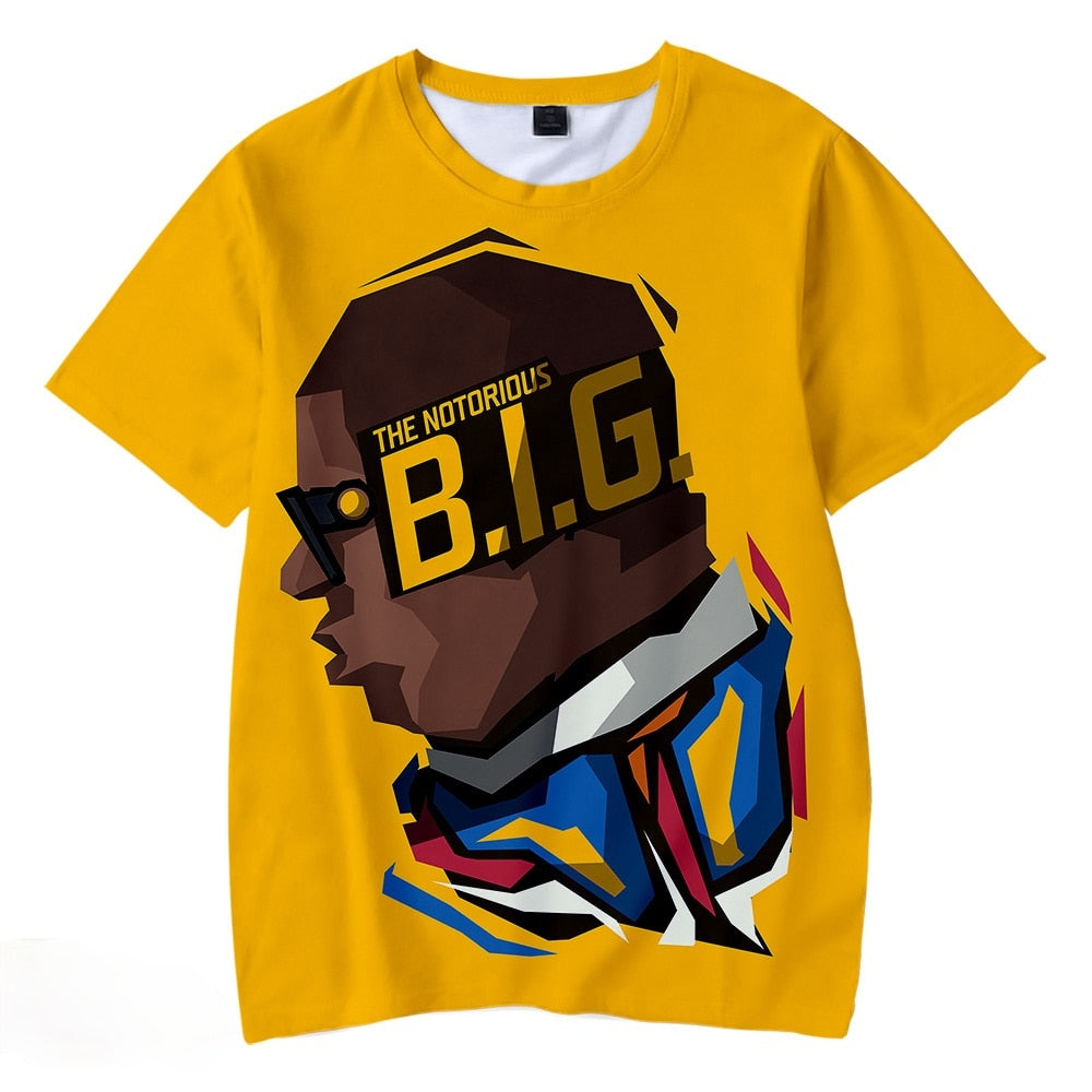 T-shirt Biggie Small The Notorious BIG jaune