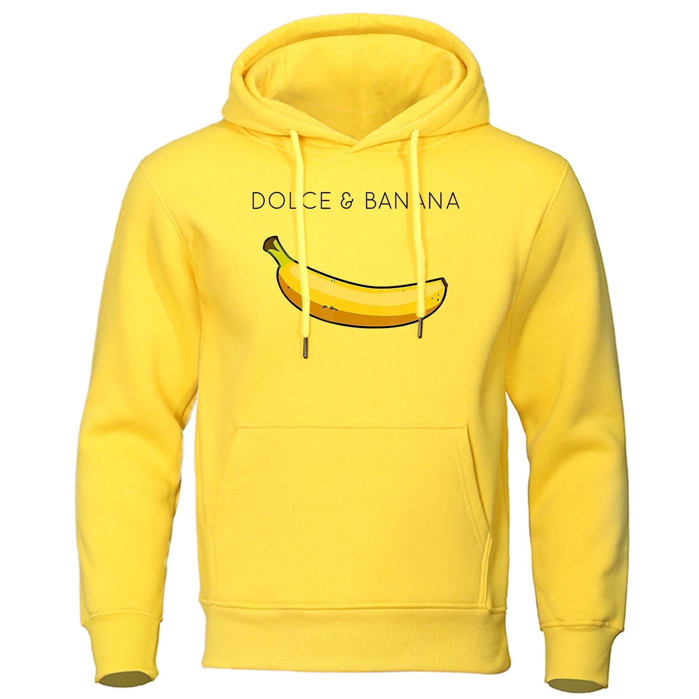 Sweat Streetwear Dolce et Banana jaune