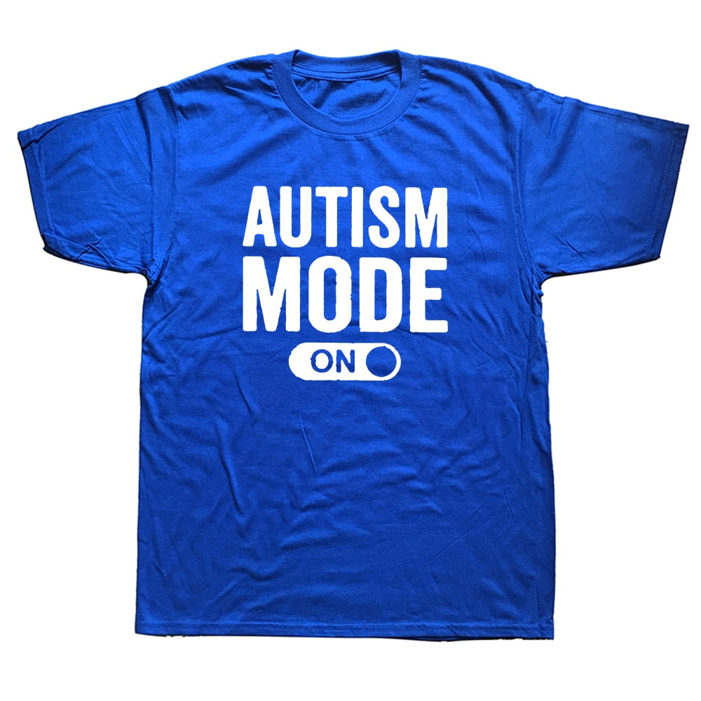 T-shit Mode Autism bleu