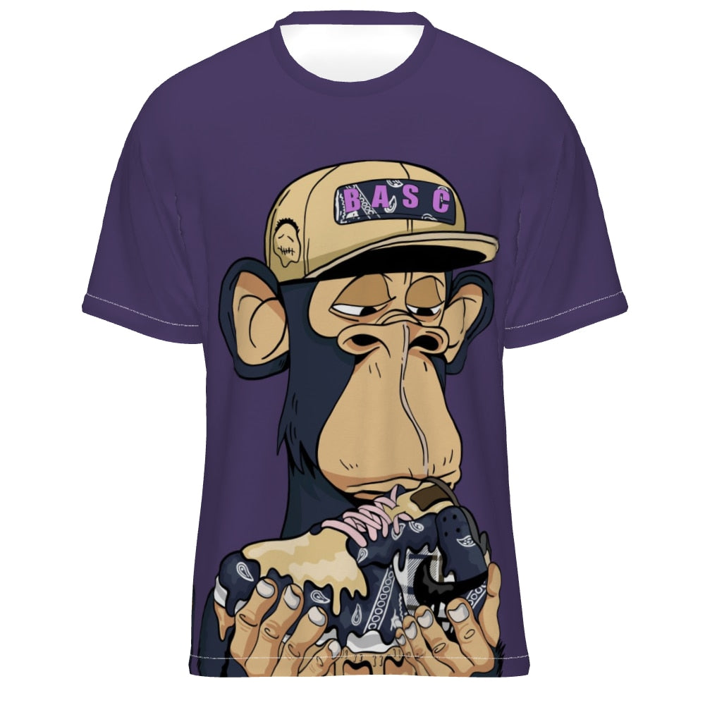 T-Shirt Bored Ape violet