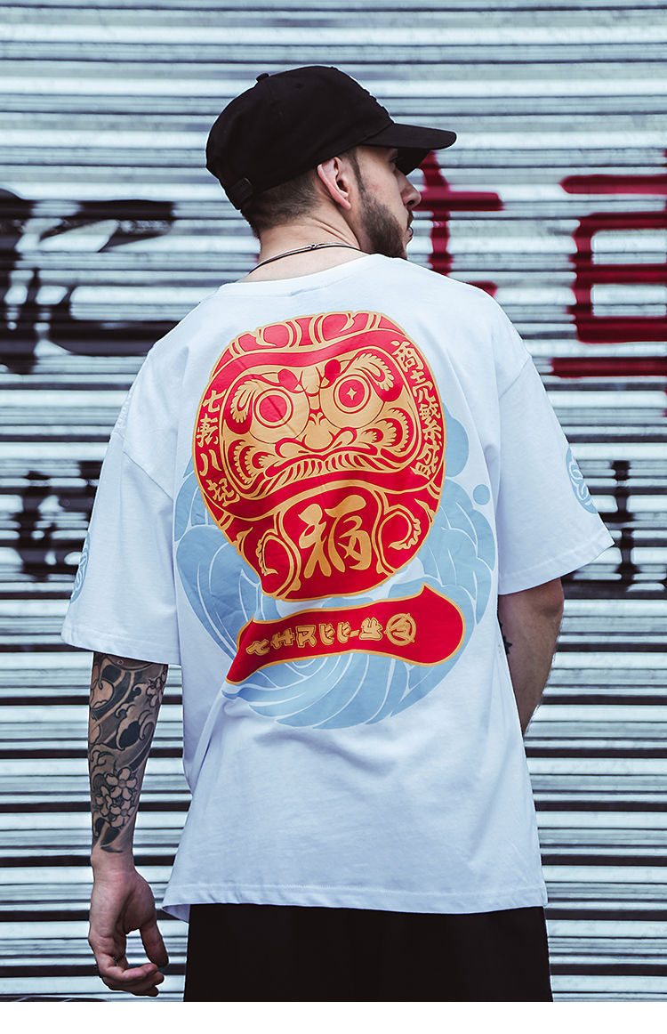 Street Wear T-Shirt Tumbler Lucky | Japan Urban Wear - iONiQ SHOP