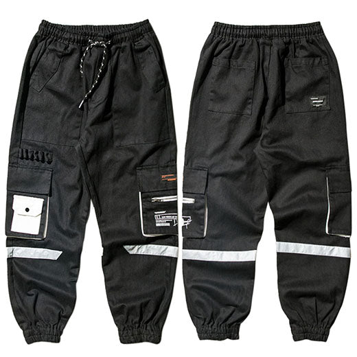 pantalon cargo streetwear noir