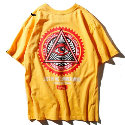 Street Wear T-Shirt Illuminati | Japan Urban Wear - iONiQ SHOP