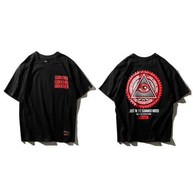Street Wear T-Shirt Illuminati | Japan Urban Wear - iONiQ SHOP