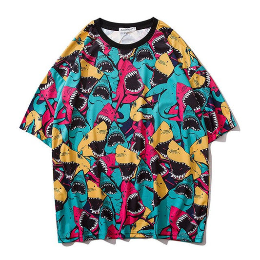 T-Shirt Multi Shark - iONiQ SHOP