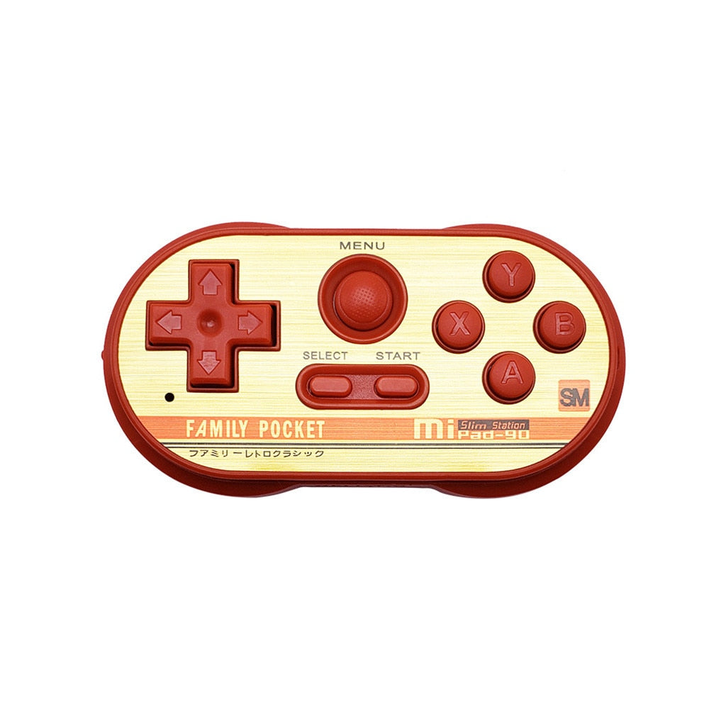 mini console manette jeu video rouge