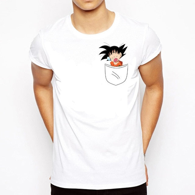 T-Shirt Dragon Ball Z Goku Pocket - iONiQ SHOP