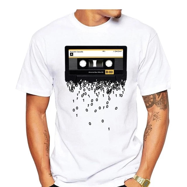 T-Shirt Funny Retro Music The death of the K7 tape - iONiQ SHOP