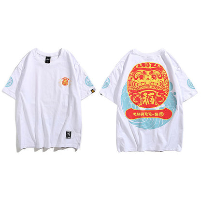 Street Wear T-Shirt Tumbler Lucky | Japan Urban Wear - iONiQ SHOP
