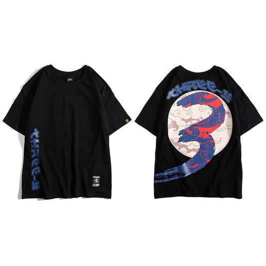 Street Wear T-Shirt Cloud Tree | Japan Urban Wear - iONiQ SHOP