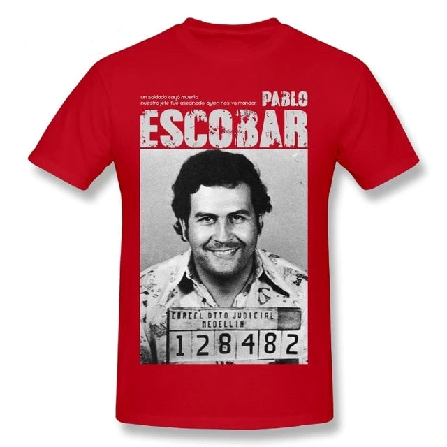 Tee Shirt Pablo Escobar rouge