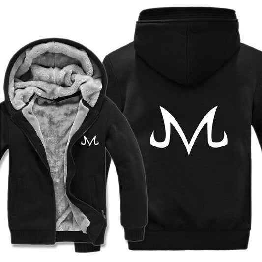 SWEAT DRAGON BALL POLAIRE MAJIN VEGETA noir
