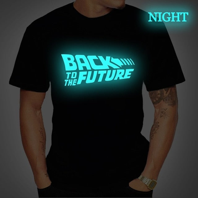T-Shirt Luminescent Retour vers le Futur - iONiQ SHOP