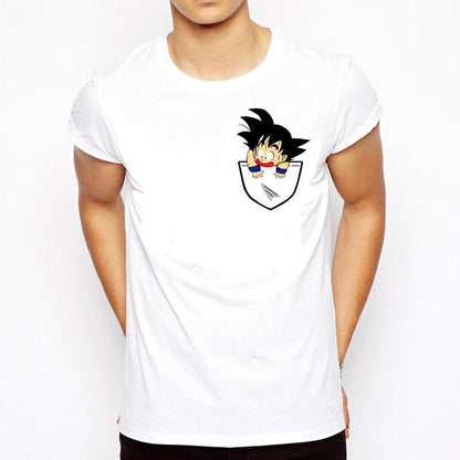 T-Shirt Dragon Ball Z Goku Pocket